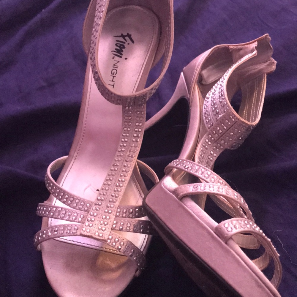 Fiona Night heels. Barely worn. Size 7.5